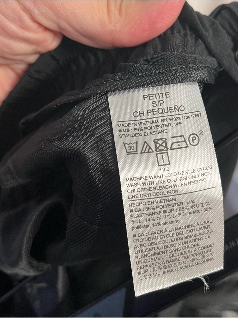 Banana Republic Black Wide-Leg Cropped Pants - Picture 7 of 9